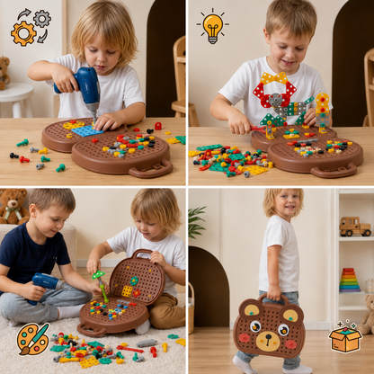 ToolBuddy | Werkzeugkasten Für Kinder Mit Elektrischem Schraubendreher