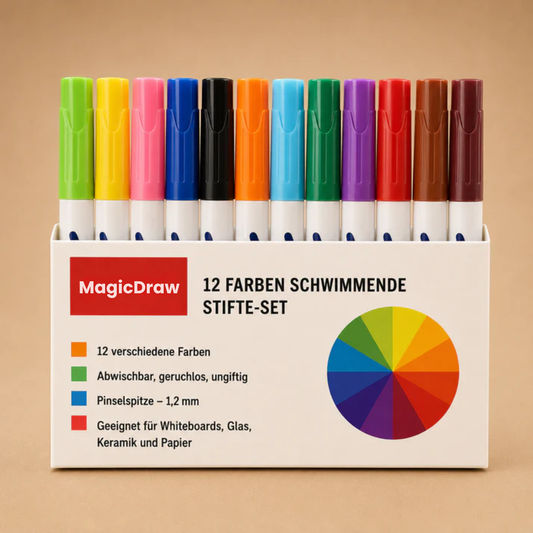 MagicDraw Kinder-Wasserstifte / 12-teiliges Set