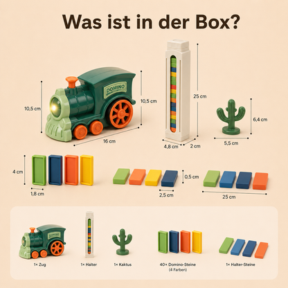 DominoRail | Automatischer Domino-Zug