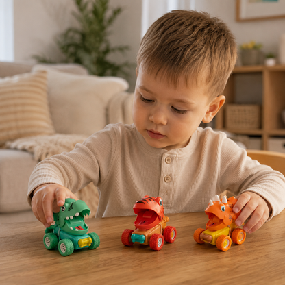 DinoTruck | Push-And-Go-Monstertrucks 3er-Set