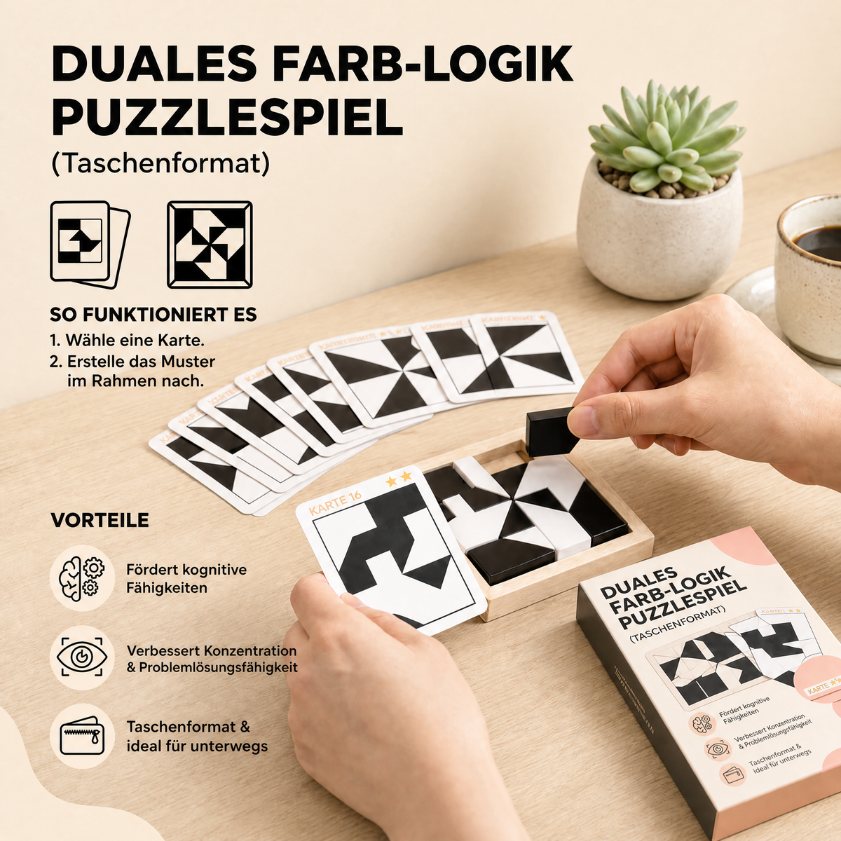 BattleBlocks Logikspiel Im Taschenformat