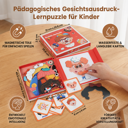Gesichtswechsel Magnetisches Lernpuzzle