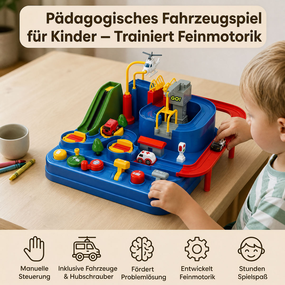 DriveDex | Geschicklichkeitsspiel Für Kinder Mit Autos