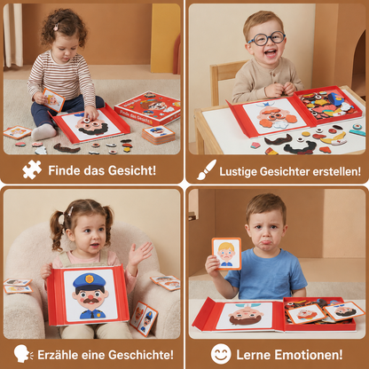 Gesichtswechsel Magnetisches Lernpuzzle