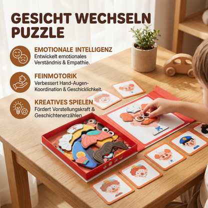 Gesichtswechsel Magnetisches Lernpuzzle