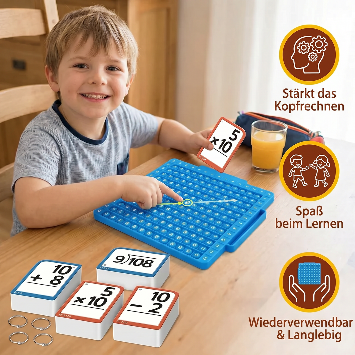 RechenBoard - Rechenkarten Für Kinder Mit Rechenbrett
