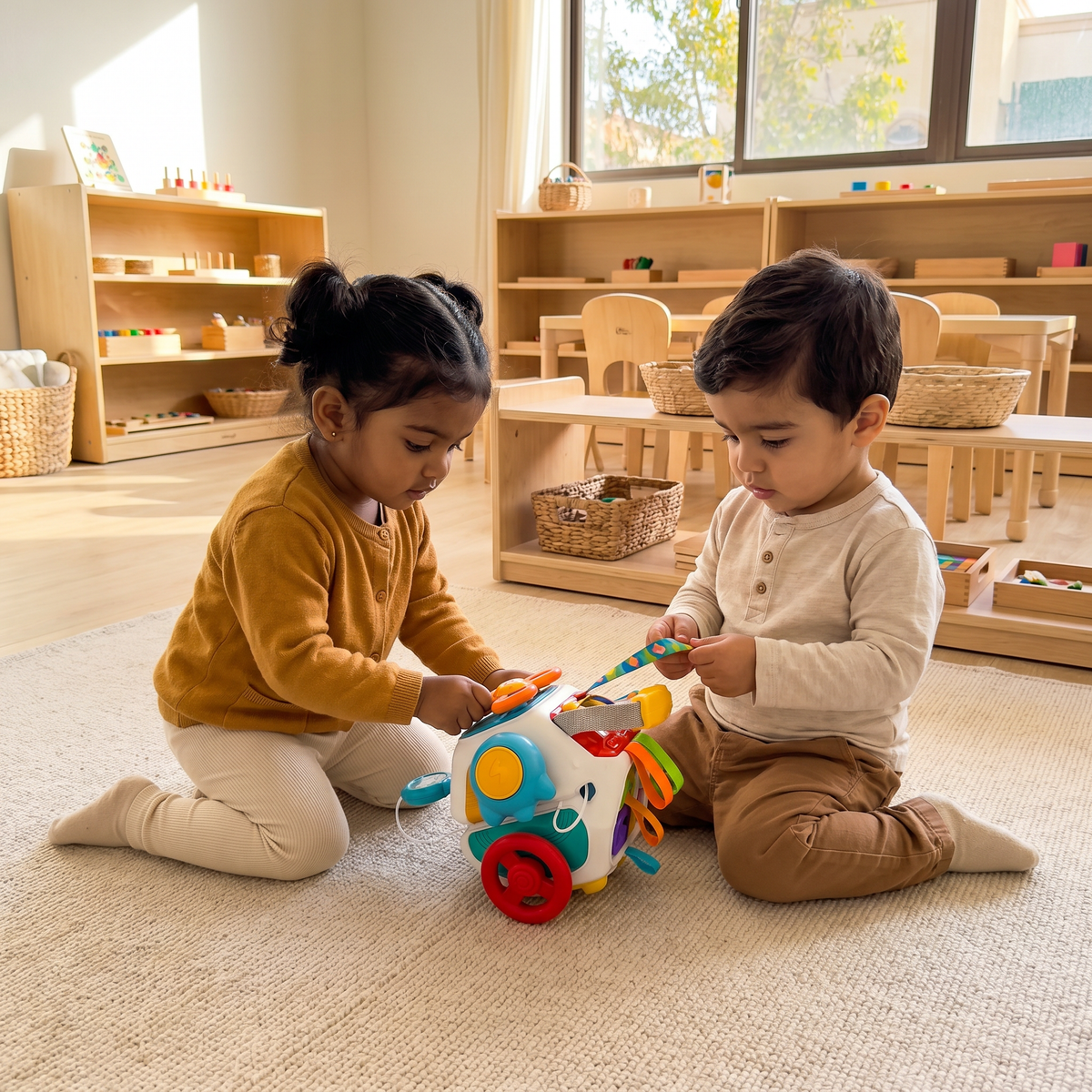 Entdeckerwürfel - Montessori Aktivitätswürfel