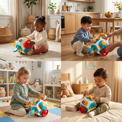 Entdeckerwürfel - Montessori Aktivitätswürfel