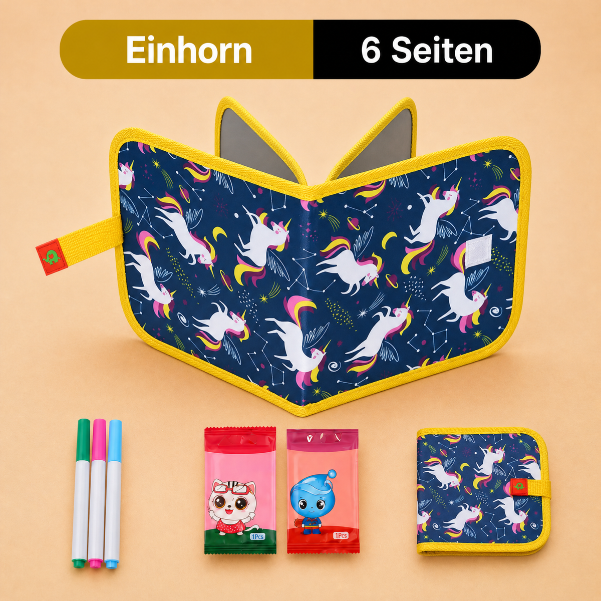 WischBook – Abwischbares Zeichenbuch