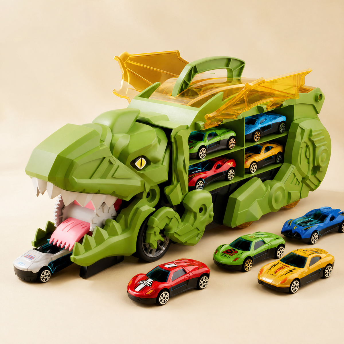 DinoHauler – Dinosaurier Auto-Transporter