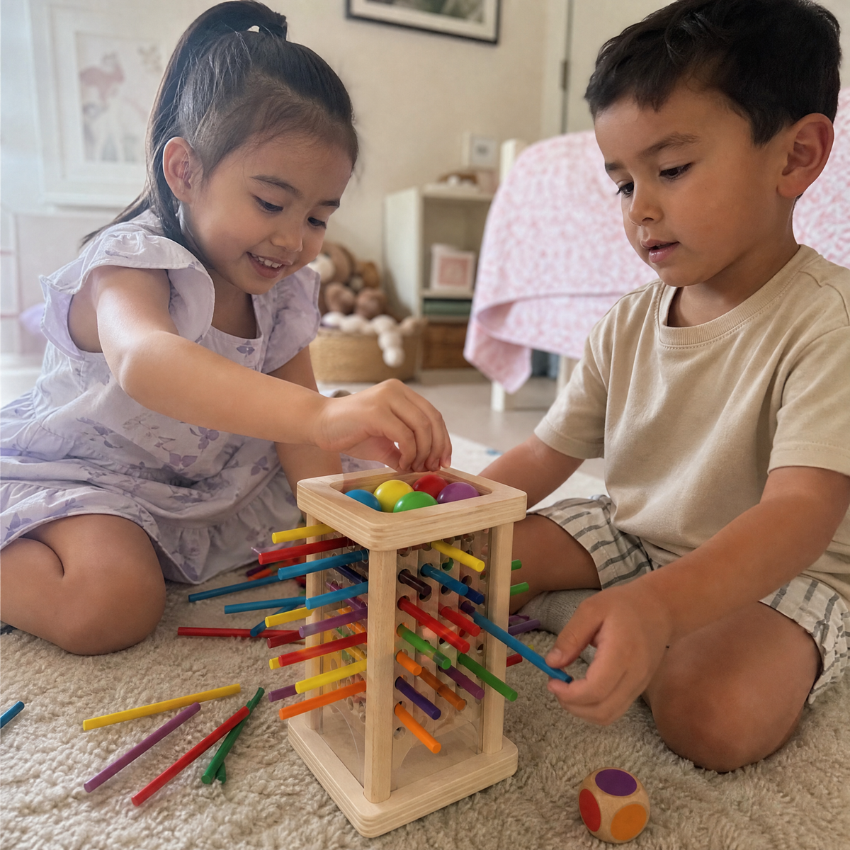 WoodStack | Montessori-Holzbrettspiel