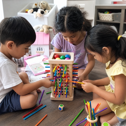 WoodStack | Montessori-Holzbrettspiel