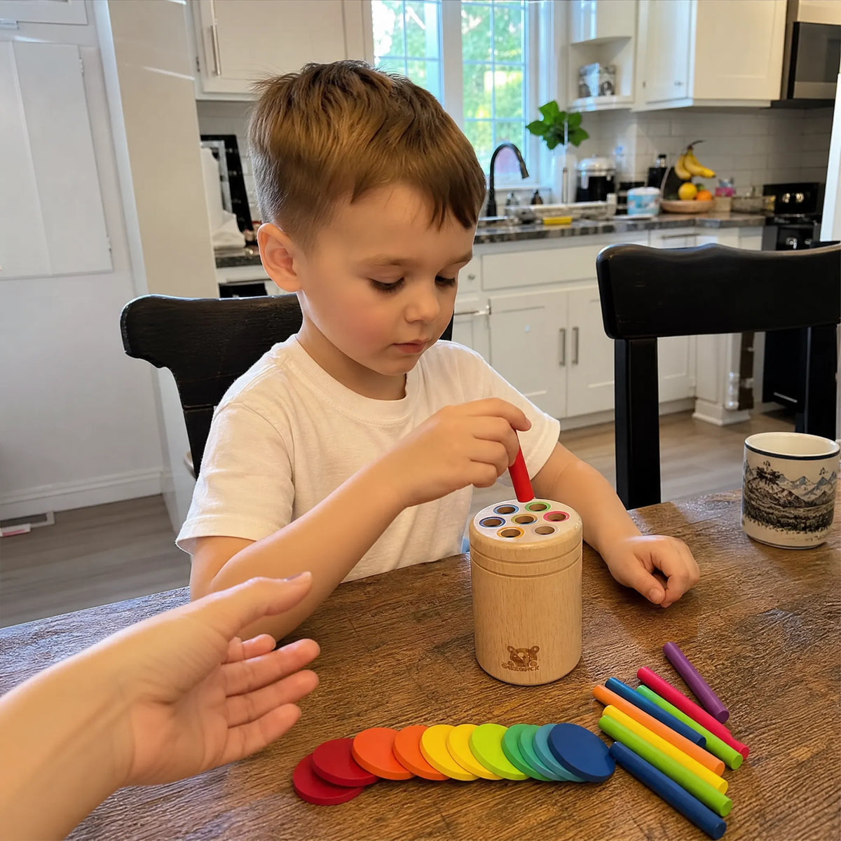 MontiSort | Holz-Farb- Und Formsortierspiel Für Kinder