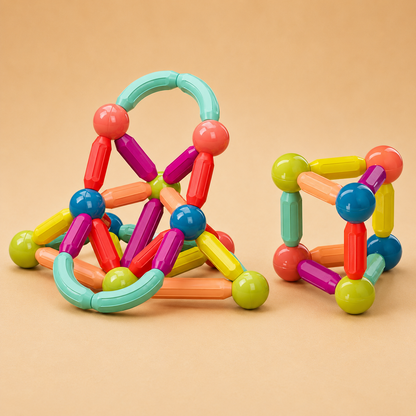 Bauzauber - Magnetisches Konstruktionsspielzeug Für Kinder