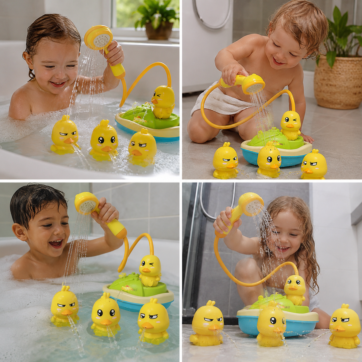 SprayDuck Elektrisches Baby-Badespielzeug