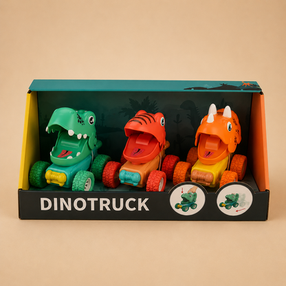 DinoTruck | Push-And-Go-Monstertrucks 3er-Set