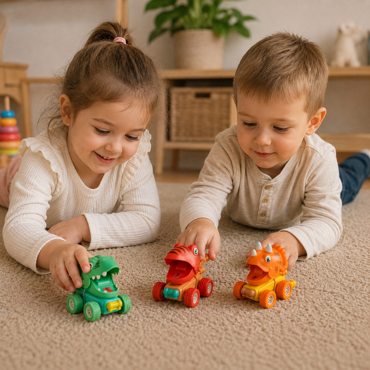 DinoTruck | Push-And-Go-Monstertrucks 3er-Set