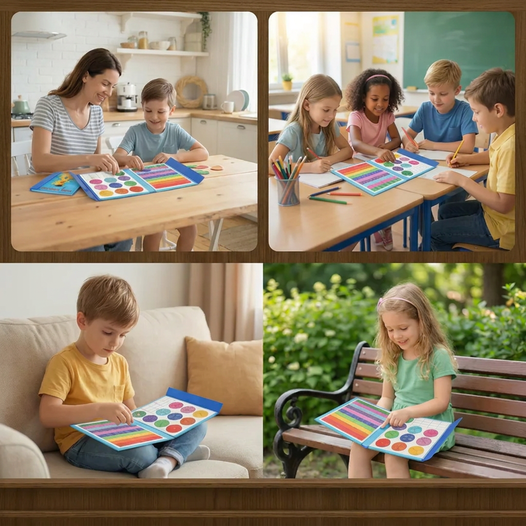 MathMagic | Magnetisches Lern-Bruchbrett Für Kinder