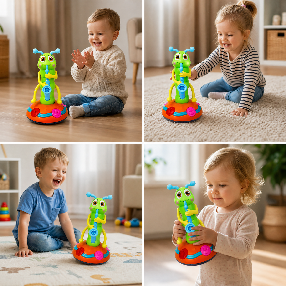 WiggleTune | Tanzendes Raupenspielzeug Für Kinder Mit Musik