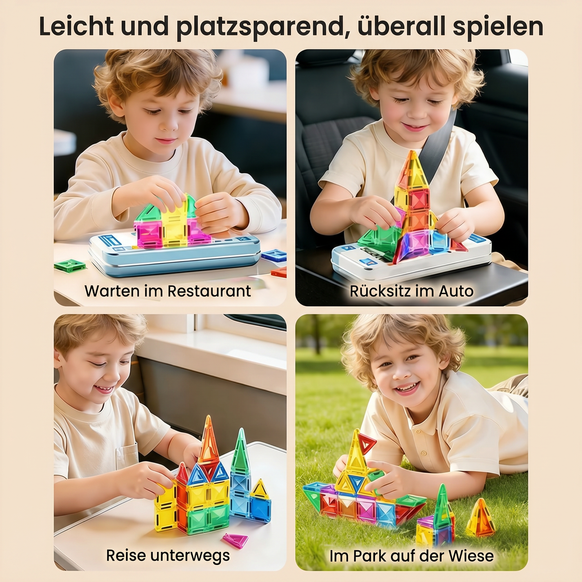 Magnetzauber - Magnetische Bauplatten Für Kinder
