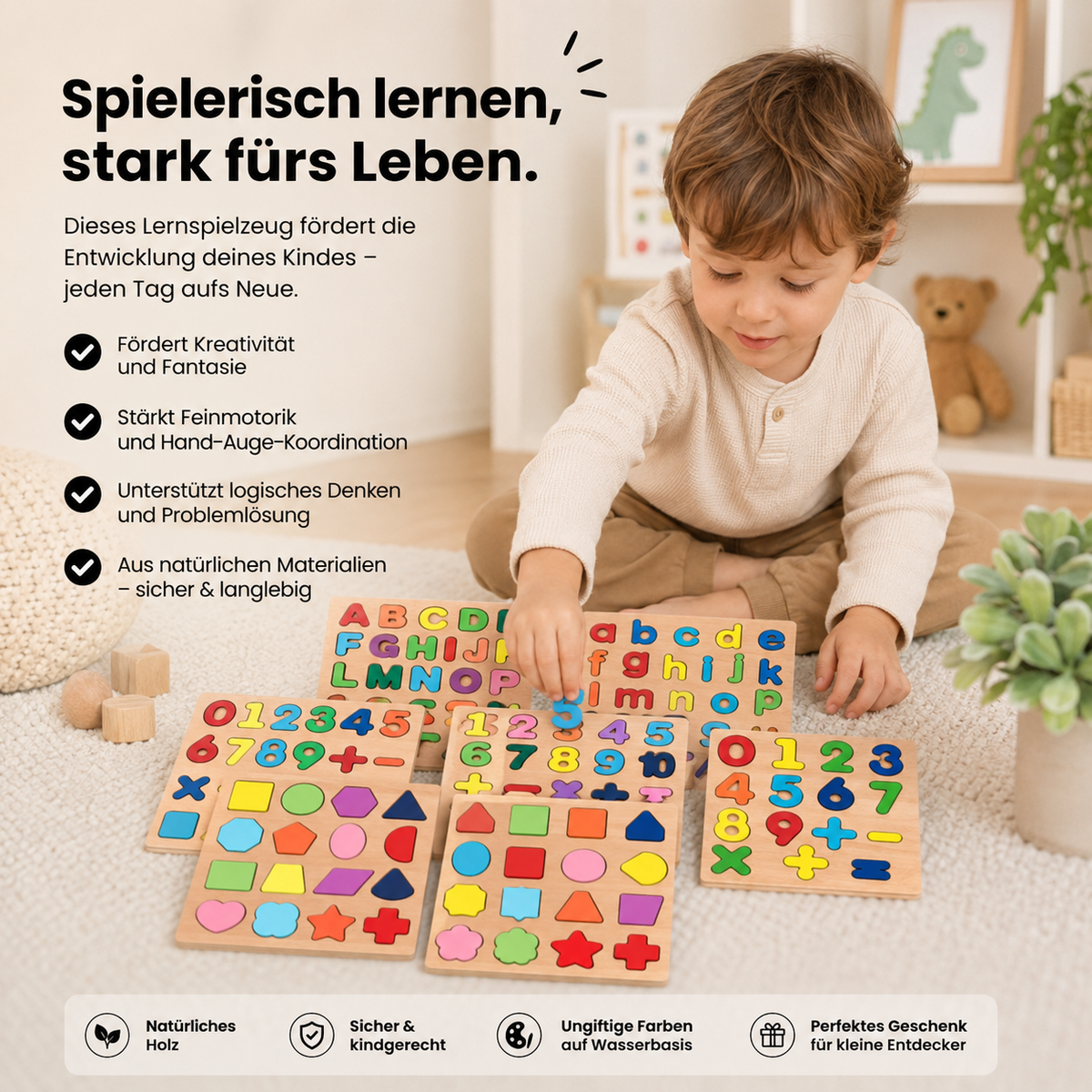 Denkgarten - Montessori Lernpuzzle