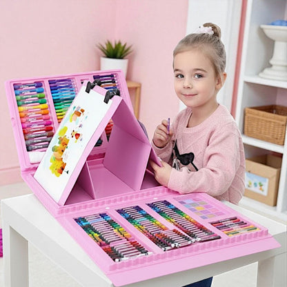 KreativitätsBox | 6-in-1 Kunst- & Kreativitätsset Für Kinder - 208 Teile