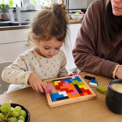 NovaMind | Montessori-Tangram-Puzzle Aus Holz
