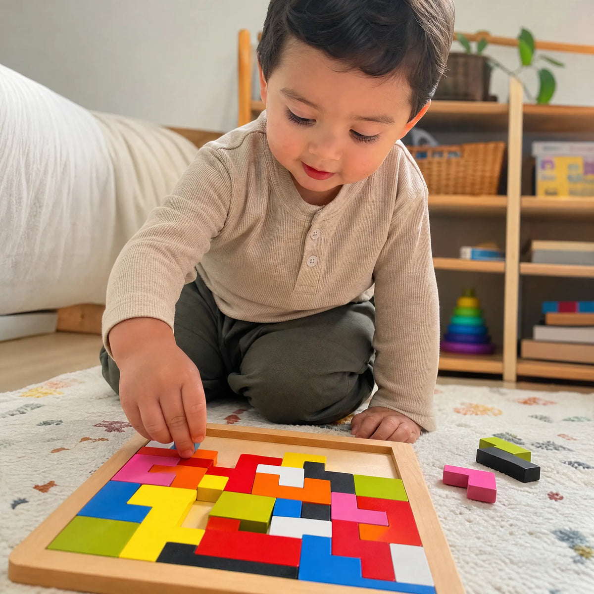 NovaMind | Montessori-Tangram-Puzzle Aus Holz