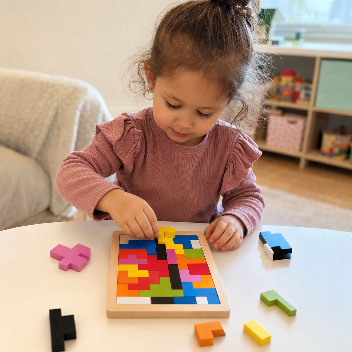 NovaMind | Montessori-Tangram-Puzzle Aus Holz