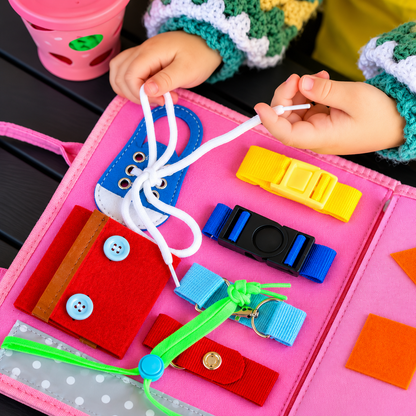 Lernwiese - Montessori-Motorikbrett für Kleinkinder