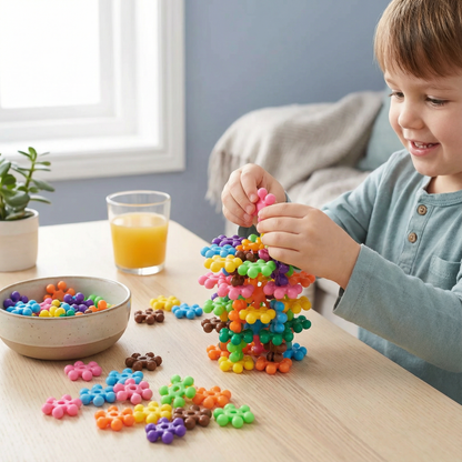 TinyTactile | Schneeflocken-Bausteine 3D-Puzzle