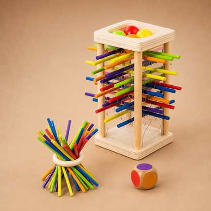 WoodStack | Montessori-Holzbrettspiel